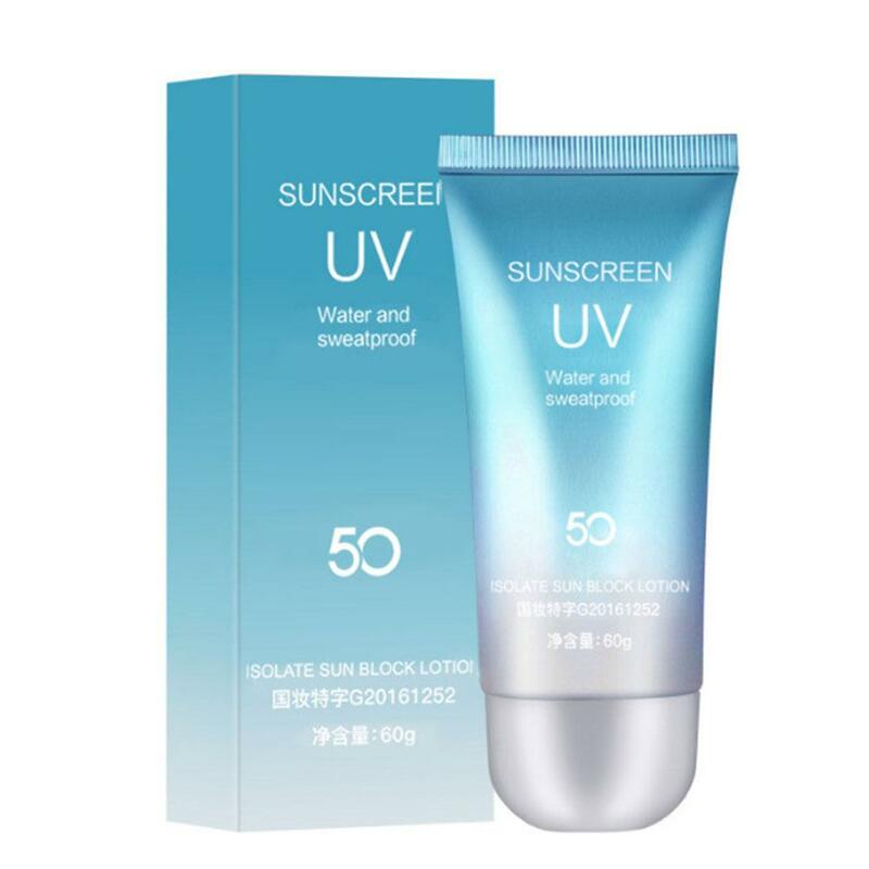 Crema solare sbiancante crema solare SPF 50 + PA +++ crema protettiva per il controllo dell'olio per il viso idratante per il corpo viso Anti-età A1E5