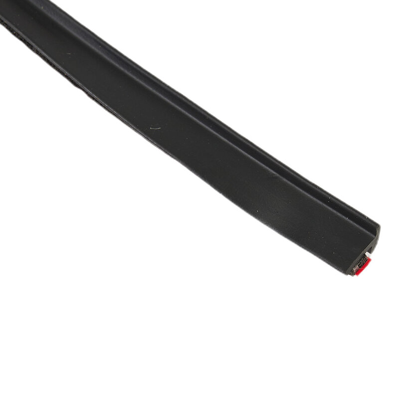 Universal T-Type Rubber Sealing Strip para porta de carro, Weatherstrip impermeável, Auto Edge Seals, preto, 2m