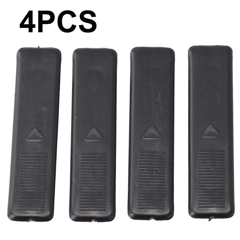 Telhado Rack de trilho moldagem Clip tampa, substituição para Mazda 3, 6, 2, CX5, CX7, CX9, plástico preto, acessórios do carro, 4pcs