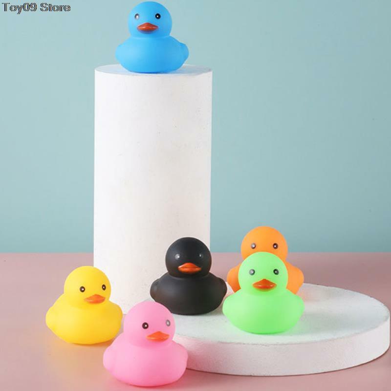 Детские Игрушки для ванны, милая маленькая желтая утка, Игрушки для ванны, игрушка для купания в ванной, мягкая плавающая резиновая утка, игрушка со звуком