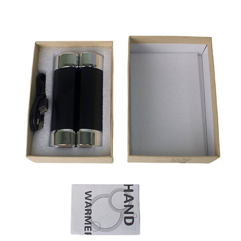 M2EE 마그네틱 핸드워머 5000mAh 휴대용 포켓 히터 3 열 설정 선물