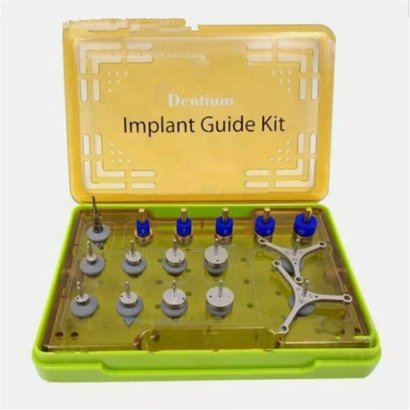 Dentium implantes de perfuração dentária kit guia de posicionamento kit cirúrgico guia implante dentium kit guia de implante dentium