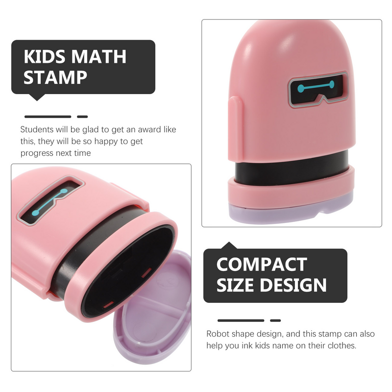 Stamp The Name for Kids Clothes, Robot Stamps, Water Proof, Cartoon Clothing