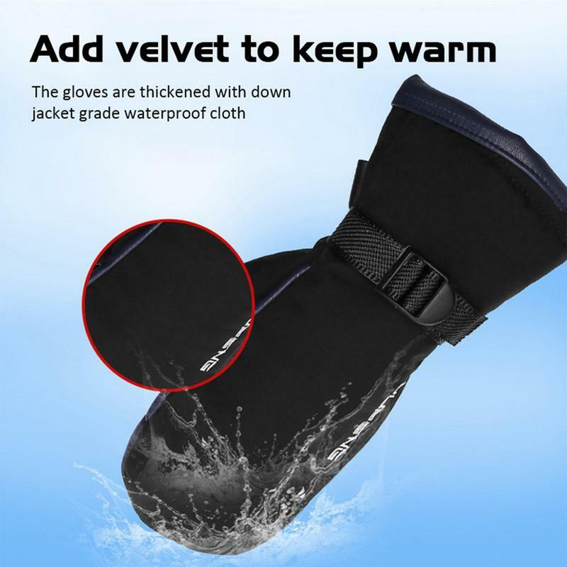 Gants thermiques électriques imperméables pour le cyclisme, la moto et la randonnée, chauds