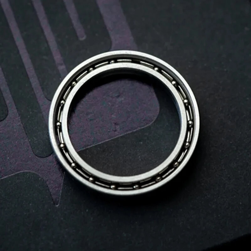 LAUTIE Mechanic Ring Paragraph Fidget Spinner Fingertip Gyro trinquete magnético de Metal para adultos juguete antiestrés Escritorio de oficina EDC