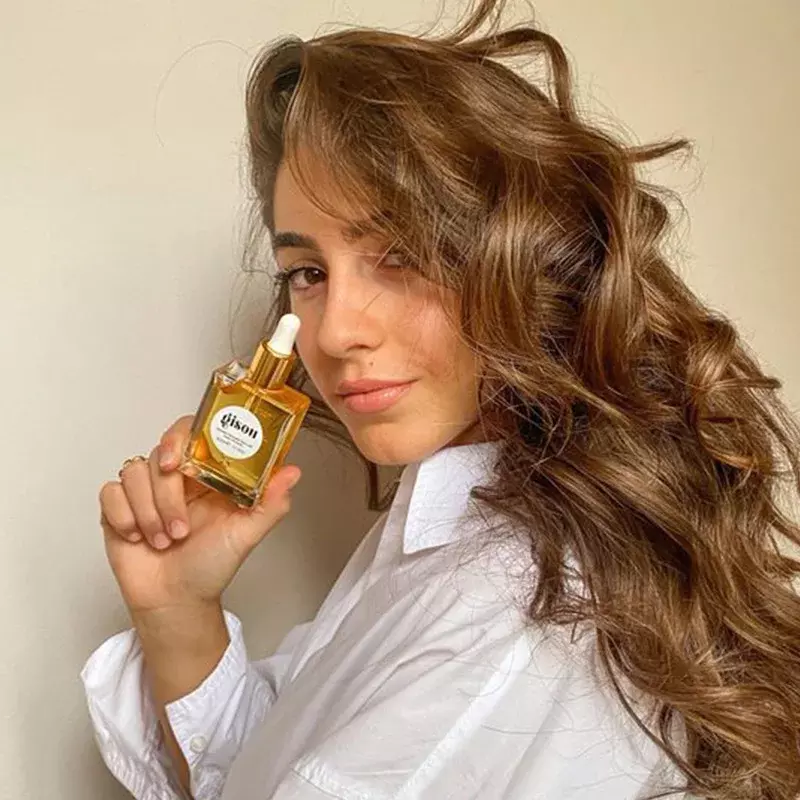 Honey minyak perawatan rambut, melembabkan secara efektif memperbaiki Serum rambut rusak menghaluskan perawatan rambut pendek kering minyak produk perawatan rambut
