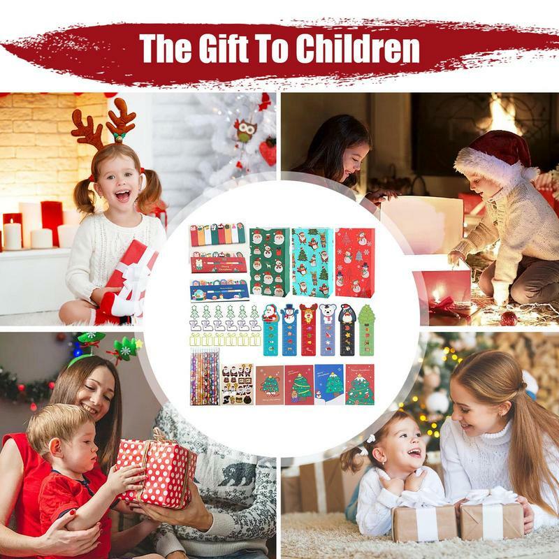 Hadiah mainan hitung mundur untuk Natal kedatangan alat tulis mainan untuk Natal KidsParty kebaikan set untuk hadiah ulang tahun orang tua-anak