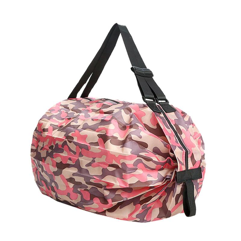 Shopping Bags Waterproof Foldable Grocery Bags Washable Tote One Shoulder Gift Handbag Travel Beach Bags Work Grocery Travel