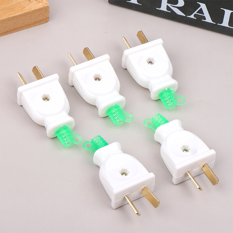 2.5A 2-pin Turn Power Supply Plug Replacement Outlets Rewireable Electrical Plug Connector Power Extension Cable High Power 250V