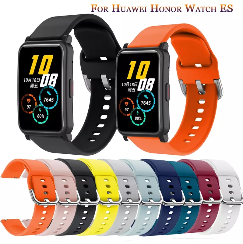 Silicone 20mm WatchBand Strap For Huawei Honor Watch ES Fashion Smartwatch Bracelet Wristband For Amazfit GTS 2 /GTR 42mm Correa
