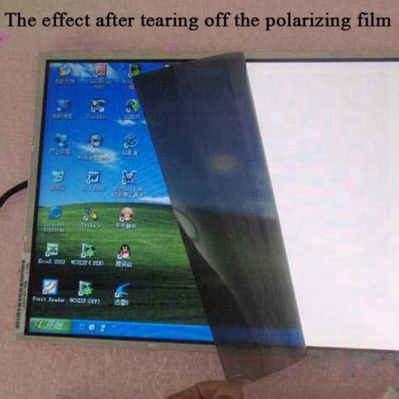 Pellicola polarizzatore lineare pellicola polarizzante per fotografia di polarizzazione 10 x10cm, 5 pezzi senza adesivo