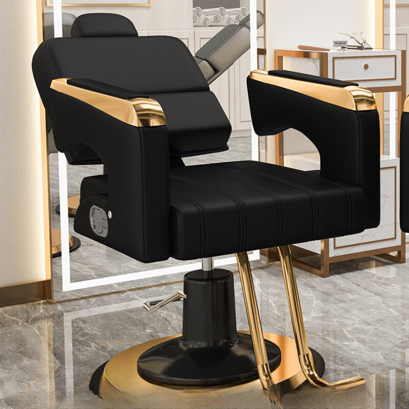 Kursi tukang cukur, Hairdressing putar kursi tukang cukur dapat disesuaikan pemotong rambut nyaman kursi tukang cukur Spa khusus Killa Furniture QF50BC