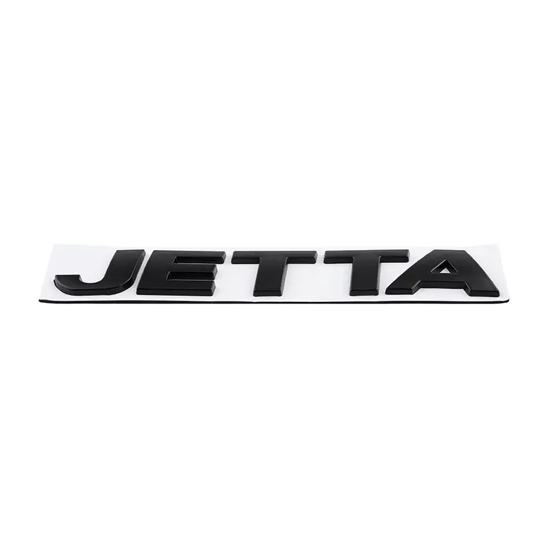Stiker mobil VA3VS57 Logo mobil JETTA Jetta huruf logam 3D stiker ekor modifikasi