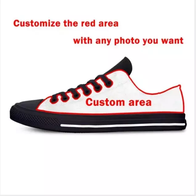Personalizado leve respirável sapatos casuais, personalizar vários tênis, diy, qualquer que você quer, 3d impresso, amantes sapatos, novo