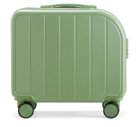 Valise d'embarquement légère pour femme, petit bagage, roue silencieuse multidirectionnelle, étui de voyage pour enfants, 18"