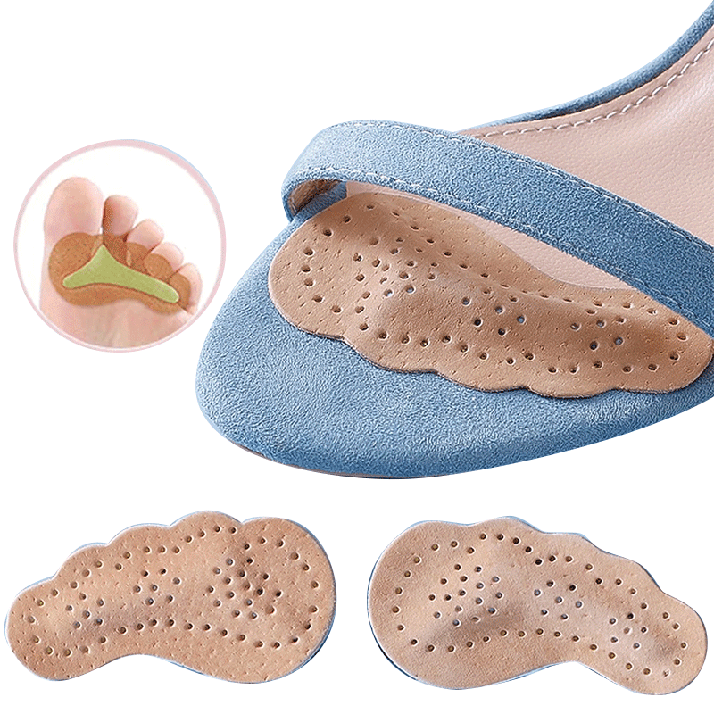 Pad dell'avampiede in pelle per sandali da donna tacchi alti solette antiscivolo per scarpe da donna inserto adesivi antiscivolo adesivi
