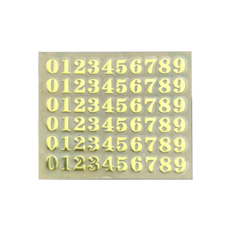 Pegatinas de números de letras de Metal, pegatinas de 26 letras, decoración DIY, pegatinas de A-Z