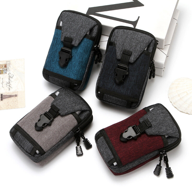 Поясная сумка, мужская сумка-мессенджер, мужская дорожная сумка через плечо, сумка на плечо с регулируемым ремнем через плечо