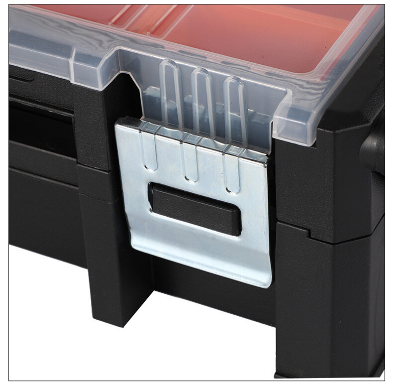 Caja de almacenamiento de plástico para piezas de mecánica, organizador de herramientas de tornillo, cajón
