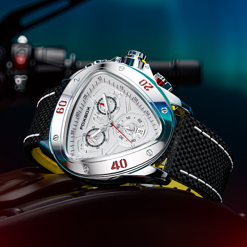 LIGE – montre à Quartz pour hommes, marque de luxe, grand cadran, bracelet en Nylon, étanche