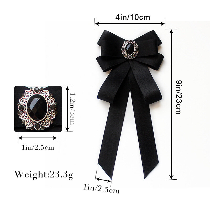Handmade Fashion New Butterfly Knot Ribbon Diamond Bowtie College White Rhinestone Shirt Bow Tie Gift for Men Accessories