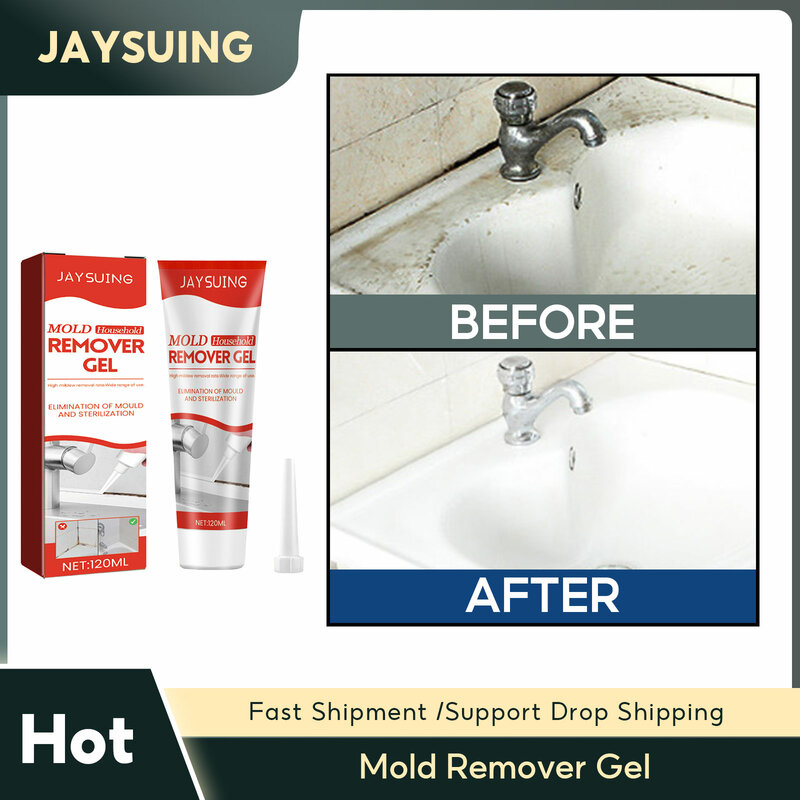 Mold Removal Gel Ceramic Tile Mildew Mold Remover Kitchen Bathroom Mildew Dirt Oil Stain Cleaner Household Mildew Cleaning Tool