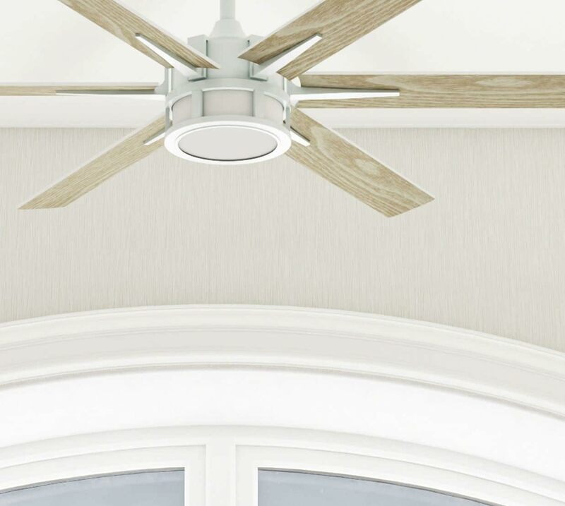 Honeywell Decken ventilatoren Kaliza, 56 Zoll Indoor moderne LED Decken ventilator mit Licht und Fernbedienung, doppelte Montage möglichkeiten