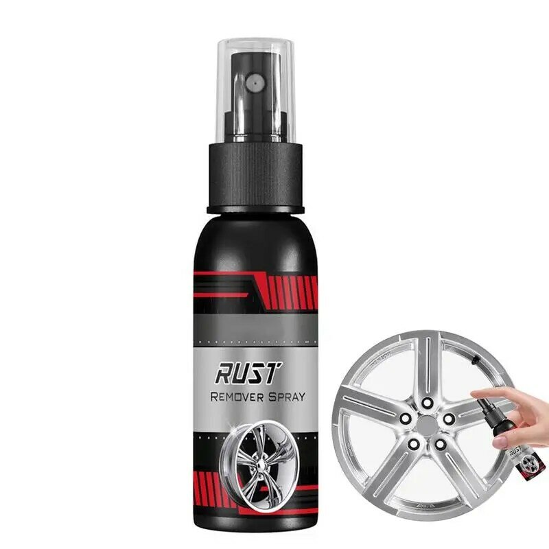 30/100ml Multi-Purpose Car Rust Remover Spray Metal Chrome Paint Car Maintenance Iron Powder Cleaning Rust Remover Quick & Safe