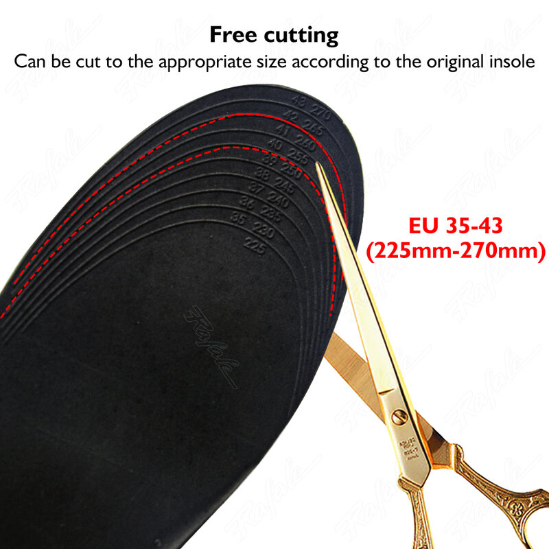 Magnet Massage Height Increase Insoles For Women Men 2/3/4/5 Cm Up Invisiable Arch Support Orthopedic Insoles Heighten Lift