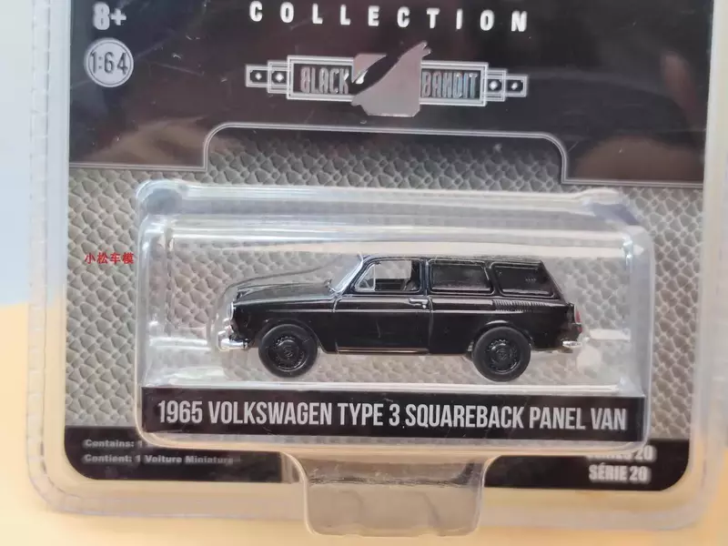 Modèle de voiture en alliage métallique moulé sous pression, Volkswagen Type 3, Van Squareback Panel, Jouets de collection de cadeaux, W1335, 1:64, 1965