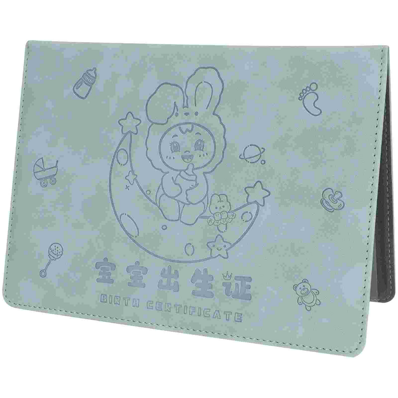 Niezawodny przenośny prosty świetny elegancki delikatny skórzany portfel na dokumenty ochronny z kreskówek portfel na dokumenty do domu