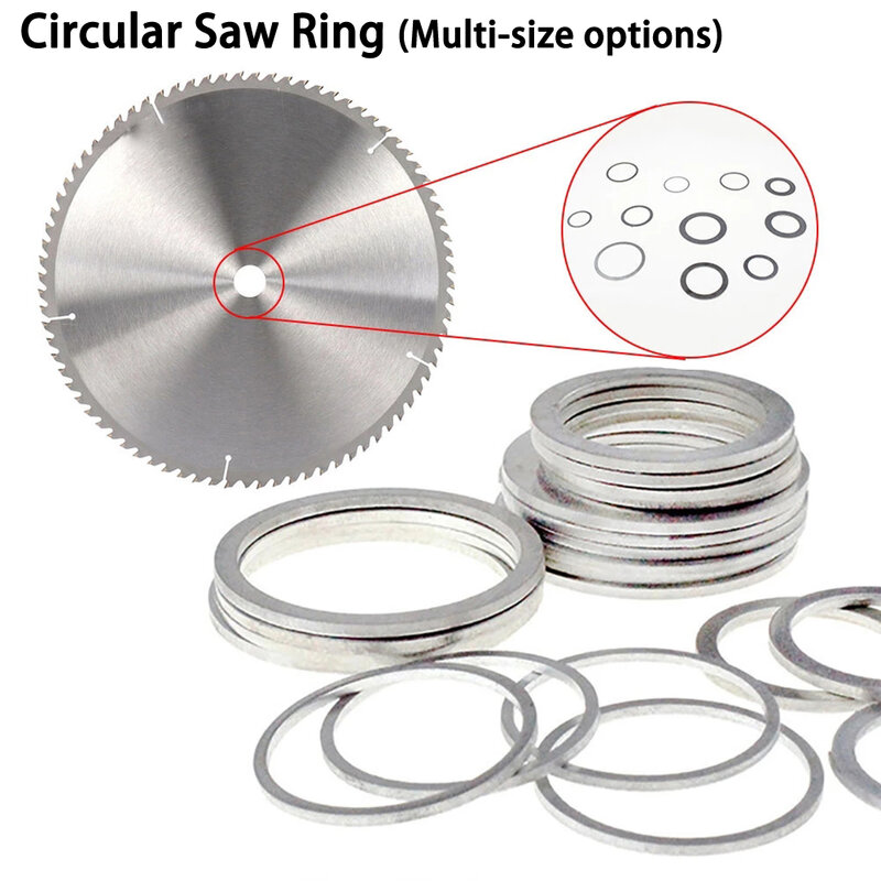 1 Stuk Cirkelzaag Ring Voor Cirkelzaagblad Omzetting Reductie Ring Multi-Size Voor Haakse Slijper Elektrisch Gereedschap Accessoires