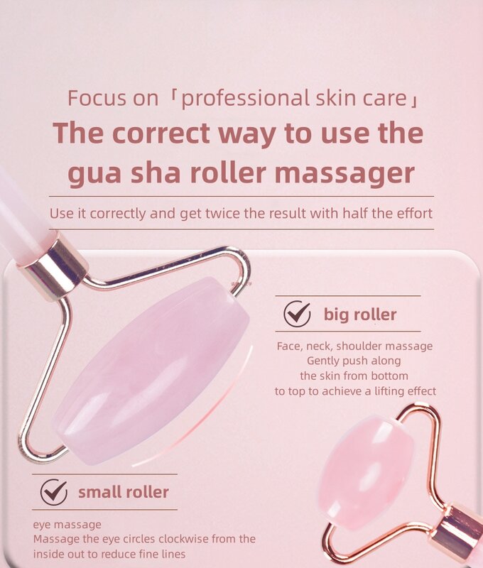 Deska do masażu Gua Sha na szyję narzędzie do masażu przeciwzmarszczkowe skóra twarzy liftingujące rolka do twarzy podpuchnięte oczy narzędzia do pielęgnacji urody