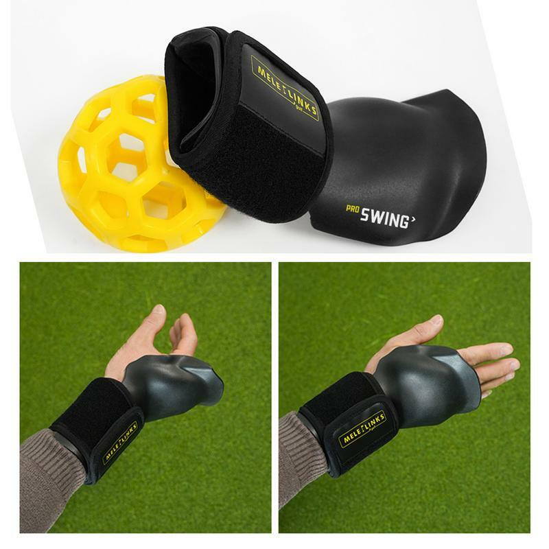 Portable Golf Swing Trainer Ball With Wrist Braces Golf Swing Posture Corrector Training Aid Balls Golf Wrist Brace Band Trainer