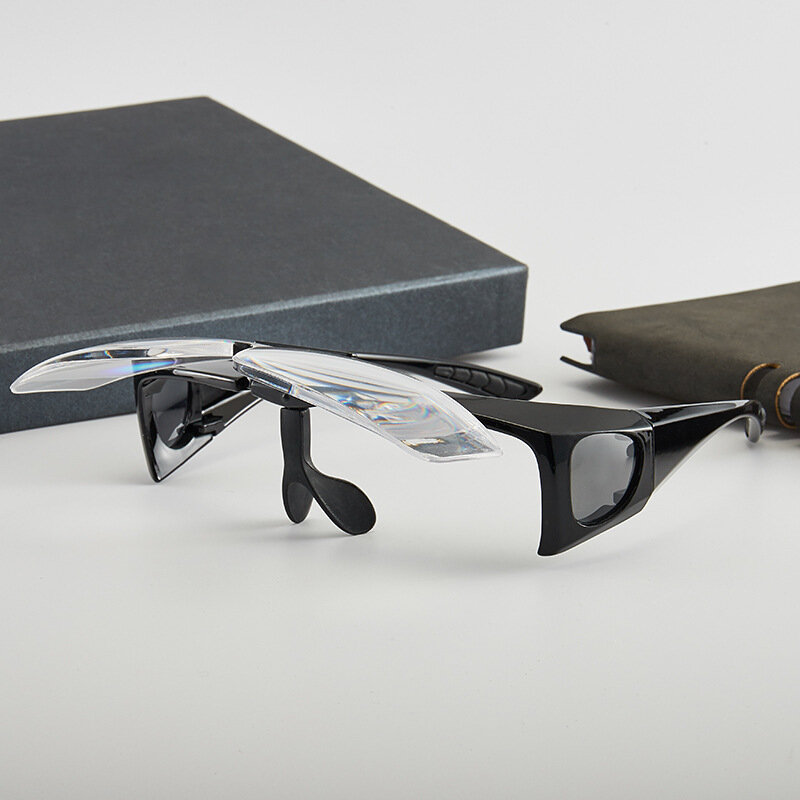 Odwróć okulary do czytania jednoczęściowe powiększenie 1.6 razy męskie i damskie okulary do czytania w średnim i starszym wieku
