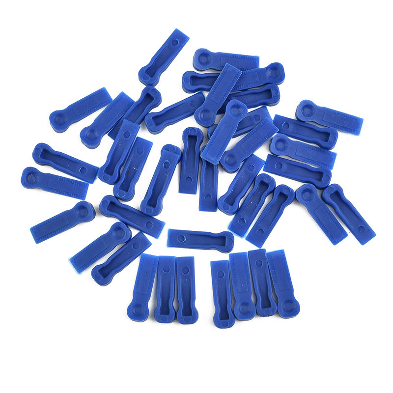 100 Stuks Plastic Tegel Spacers Herbruikbare Positionering Clips Wandvloeren Tegelgereedschap Voor Bouwgereedschap Renovator Handmatige Gereedschappen