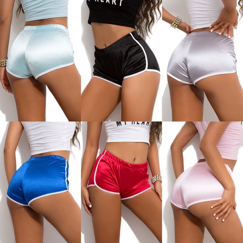 Sports Shorts Women's Invisible Open Crotch Outdoor Sex Running High Waist Casual Hot Pants Loose Elastic Yoga Pants