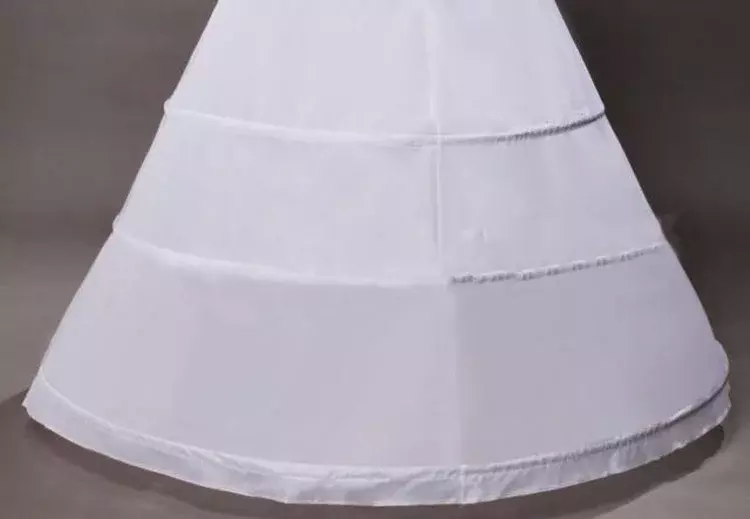 Enagua de crinolina para vestido de boda, enaguas de 4 aros, ropa interior