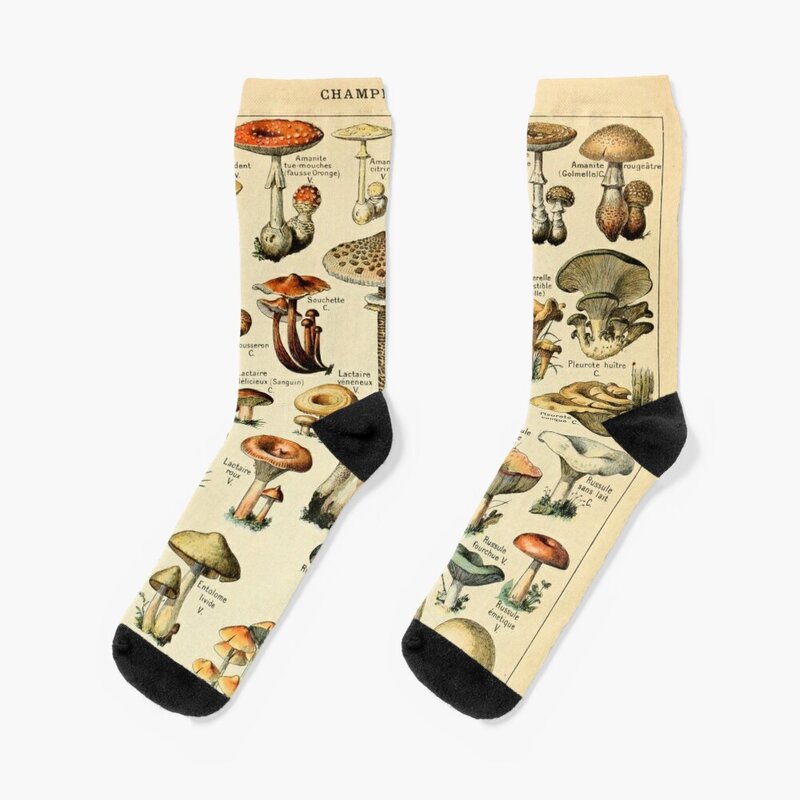Mushrooms Socks Antiskid soccer christmas gifts Sports funny gift Socks Woman Men's