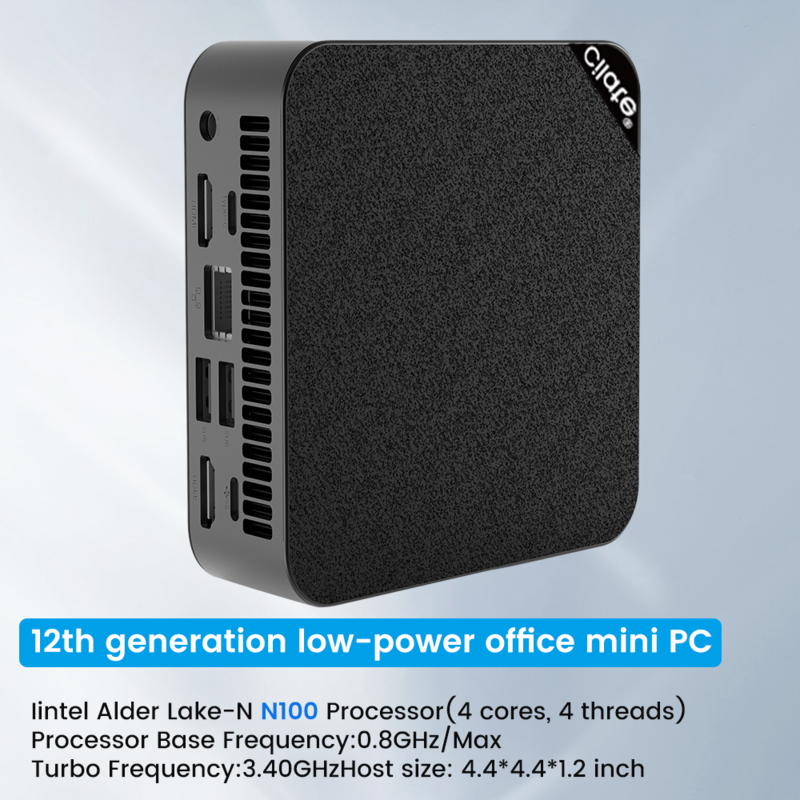 Cilate-Mini PC M910 Intel Celeron N100, ordenador de escritorio para juegos, 8GB, 16GB, 256GB, 512GB, DDR4, WIFI5, BT4.2, Windows 11 pro