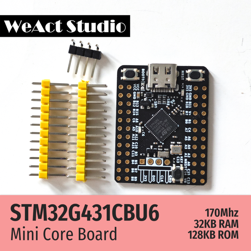 WeAct-programador de descarga de simulador STLink V2.1, placa de desarrollo de sistema mínimo STM32, STM32F103, STM32F411, STM32G431