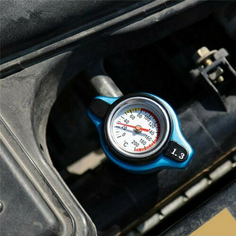 Tapa de radiador térmico D1 Spec para motocicleta y coche, cubierta de tanque, indicador de temperatura del agua con utilidad segura, 0,9 Bar/1,1 Bar/1,3 Bar