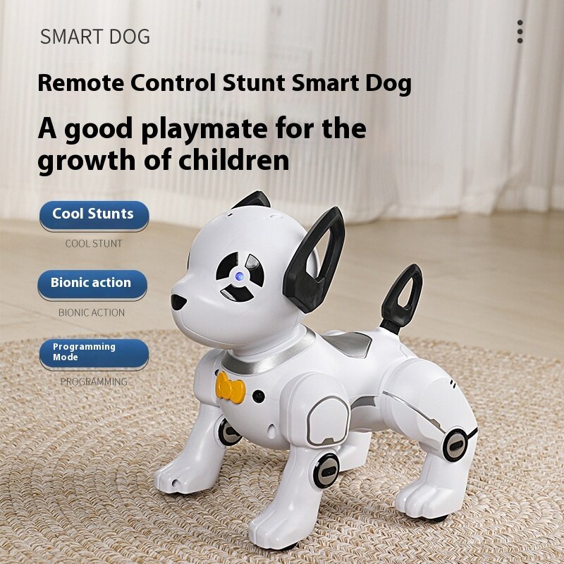 Stunt Intelligent Programming Machine Dog Multi-function Remote Control Dancing Simulation Electronic Pet Dog Toys
