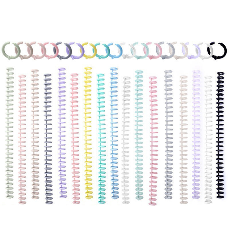 30 otworów o luźnych plastikowy pierścień wiążący sprężynowych pierścieniach spiralnych segregator do A4 zeszyt papierowy materiały biurowe