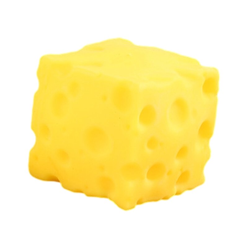 Сжимаемая игрушка, сыр моти, желтая форма сыра для детей, уменьшение беспокойства, милая форма сыра, товары для вечеринок для
