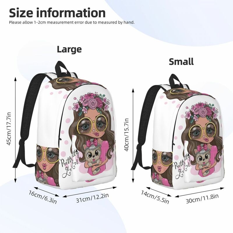 Женский рюкзак с цветочным рисунком, большой школьный рюкзак