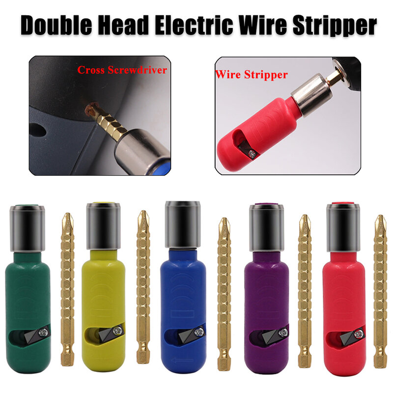 Stripper fio elétrico para ferramenta de decapagem rápida, Al Electric Wire Peeling Machine para Power Drill Driver
