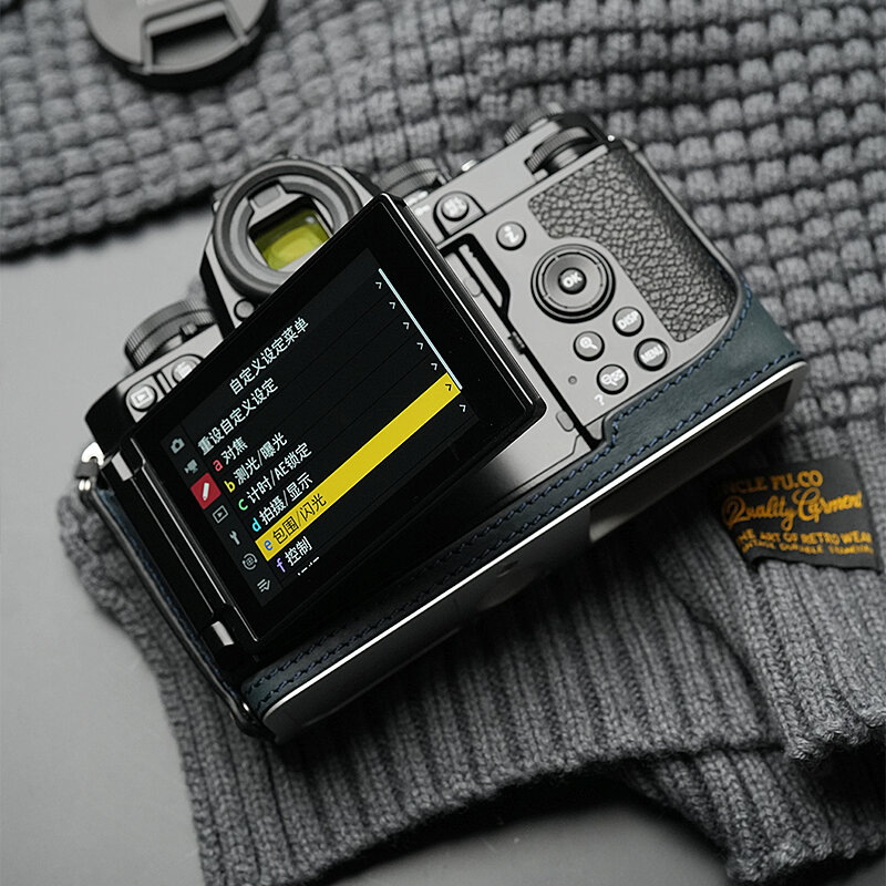 Mr.Stone-funda protectora para cámara Nikon Zf, accesorios hechos a mano de cuero genuino, bolsa Zf