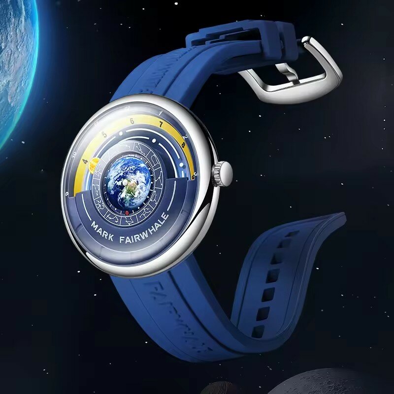 セホエール-シリコンストラップ付きクォーツ時計、防水腕時計、地球ダイヤルファッション、新しいデザイン、ベストセラー、2024
