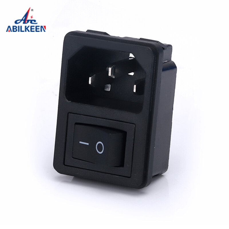 100Pcs Electrical outlet AC Power socket Power Outlet with Switch Copper Contacts Outlet Combo For Factory mass customization